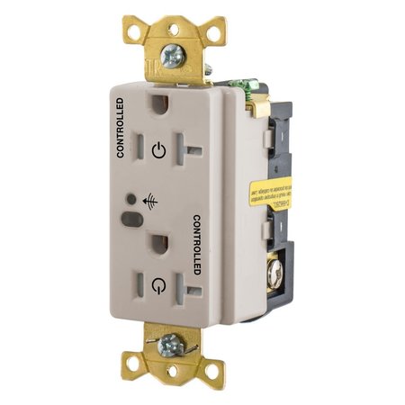 HUBBELL WIRING DEVICE-KELLEMS Automatic Receptacle Control HBL5362RFC2LA HBL5362RFC2LA